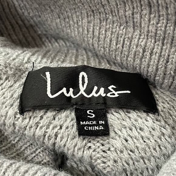 Lulu’s Tea Reader Sweater Dress - Grey - Small - Picture 11 of 15